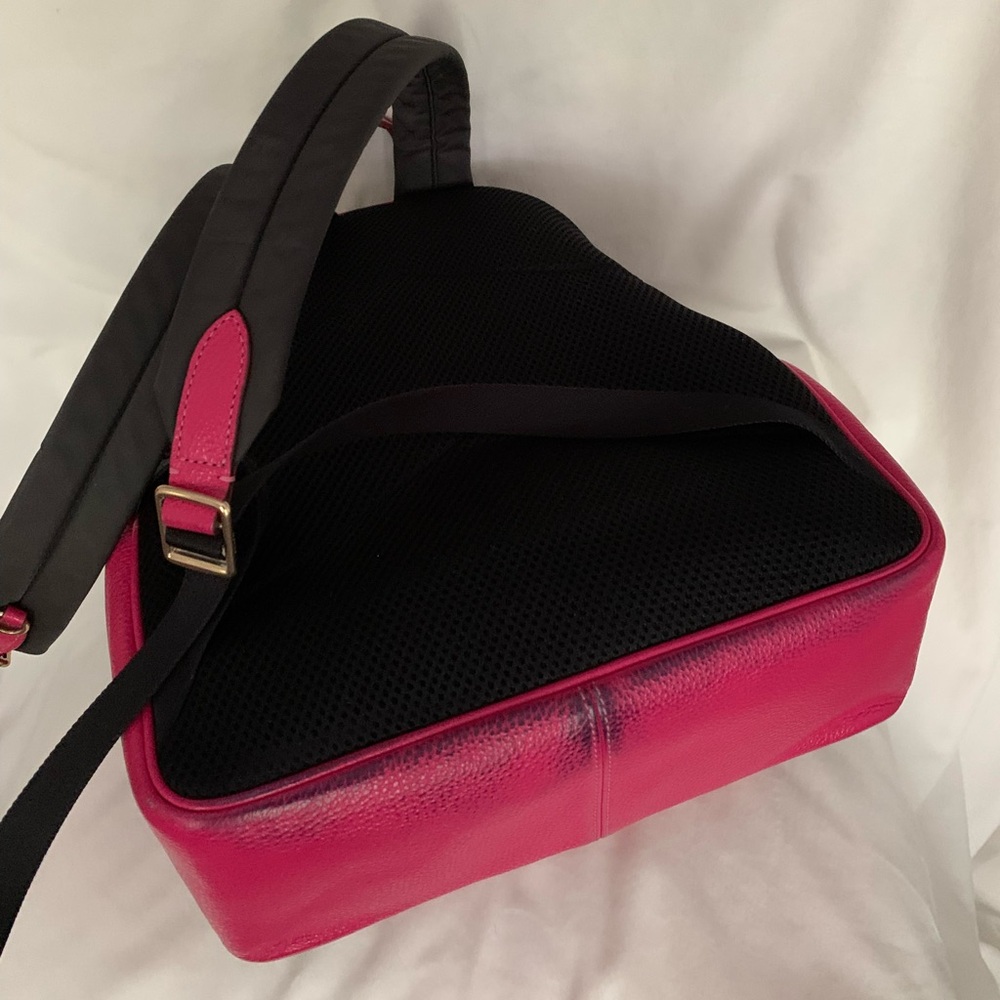 Coach Signature Brown and Pink Backpack - Picture 4 of 8